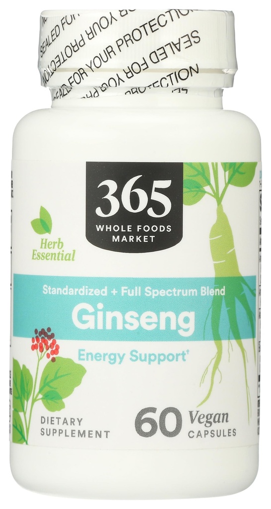 365 by Whole Foods Market Ginseng California, 60 CT