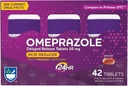 Rite Aid Aid Acid Reducer Omeprazol Zapoznelo sproščanje tablete - 20 mg, 3 steklenice, 14 Število vsak (42 Število skupaj), Nearomaden, Zgaga Relief, Zgaga Medicine, Zdravljenja Pogosta zgaga
