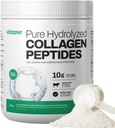 Vitasave kolagen peptidi v prahu – 10g hidroliziran kolagen na serviranje – nearomatizirana, travnato hranjena, keto prijazno – koža, lasje, nohti in skupna podpora – 500g