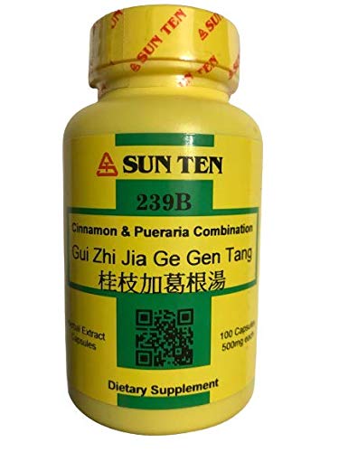 Sun Ten - GUI Zhi Jia Ge Gen Tang (Cinnamon and Pueraria Combination), 100 Capsules