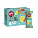 Prvi korak Hrana Lemon Almond Bar, Srce zdravo prigrizek rastlin Sterols, Omega 3 je visoko prigrizek Gluten & Mlečni, Vegan, nič natrija, Granola Bars (12 pakiranje)