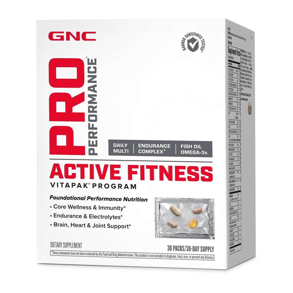 GNC Pro Performance Active Fitness Vitapak Program 