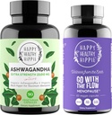 Happy Healthy Hipie Pojdi z Flow Menopause podporo in organski Ashwagandha
