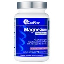 CanPrev Magnezij Bisglicinat z Ashwagandha, B5, B6 & Vitamin C, 90 Veg Caps, 30-dnevno oskrbo, Podpora Nepomirljive noči in sprostitev, Pomaga energije in immnue funkcijo, Vegan, Non-GMO, Mlekarna, Soja, Gluten