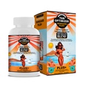 Tan Optimizer SkinGuard Plus+ – Sugar-free Tanning & Anti-Aging dodatek z 240 mg polipodija, beta karoten in antioksidanti za radikalno, mladostno kožo – 30 kapsul
