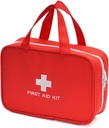 Kompaktna prazna prvo pomoč Kit Bag Emergency Trauma Medical Pouch Travel Medicine Organizator Torba za dom, Camping, Traveling, Avto (rdeče)