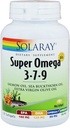 Solaray Super Omega 3-7-9 z vitaminom D-3 in lososovim oljem, 120 Softgels