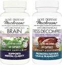 Gostitelj Obrambni paket z MycoBotanicals Brain* Kapsule, 60 Count & MycoBotanicals Stres Dekompresija* Kapsule, 60 Count - Podpora Spomin in fokus - Podpora Sprostitev