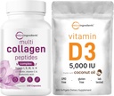 Mikro sestavine Več kolagenske tablete in vitamin D3 5000 i.e. paket paketa 