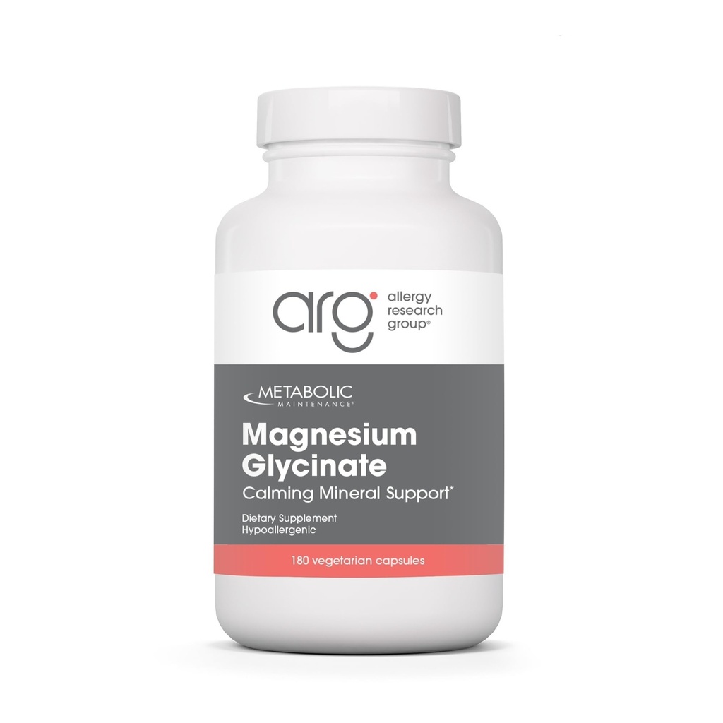 Presnovno vzdrževanje Magnezij Glicinat - Absorbijska kislina & Askorbilat Vitamin C Dodatek - Magnezijev biglicinat 125mg Dopolnilo k podpori mišic in živcev (180 kapsul)