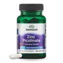 Swanson Cinkov pikolinat - Mineral Supplement Promotion Prostata Health, Vision Health, & Imunska podpora - Body Preference Forme of Chelllian Cink - (60 kapsul, 22 mg vsak)