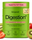 Feel Goods Gut Gut Guardian, Organic Fiber, Probiotic & Prebiotic Powder, Sugar Free, Herbs for Bloat, Gut Health Support, Digestive Health za moške in ženske, Non GSO, Vegan, Jagodna Kiwi, 30 Servings