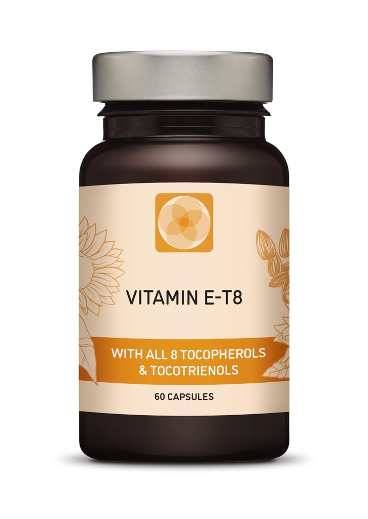 Ultra Tocotrienol 200mg Vitamin E Vegan – Vsi 4 tokotrienoli - Alfa Tocotrienol + Beta Tocotrienol + Gama Tocotrienol + Delta Tocotrienol – Brez tokoferolov - Edinstvena Tocotrienol Complex