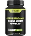 Citrus Bergamot z Olive Leaf, Hawthorn Berry & More - kombinirana formula za cirkulacijsko zdravje, zaščitno funkcijo, zdravje kože - 210 kapsul - 105 dan