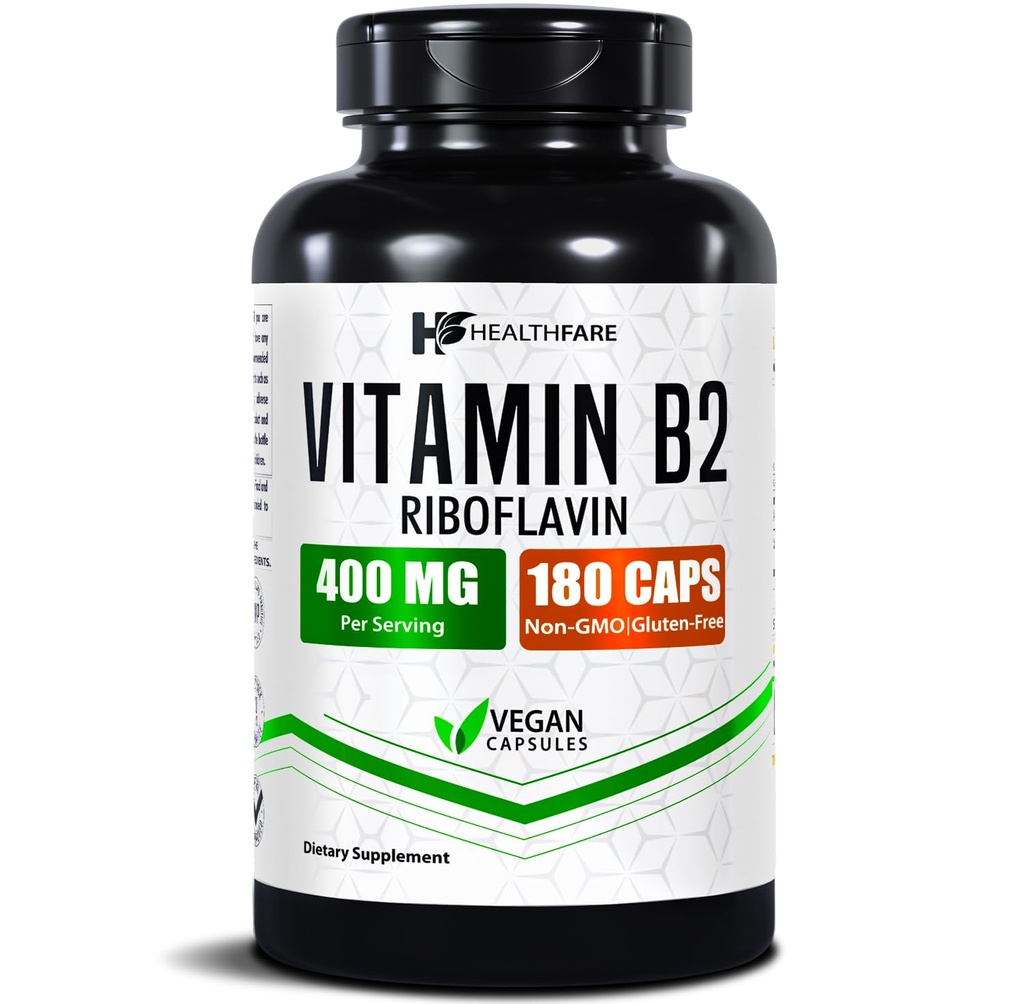 Healthfare Vitamin B2 Riboflavin 400mg 