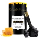 Zotreval Shilajit Medene palčke, 30 Palic - Čisti himalajski resin, Organski med & Žafran za povečanje energije, Imunska podpora & Vitalnost, SHILAJIT Medene palčke za moške in ženske