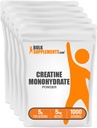 BulkSupplements.com Kreatin monohidrat v prahu - Kreatin dodatek, mikroniziran kreatin, kreatin v prahu - nearomatiziran in gluten brez, 5g (5000mg) na serving, 5kg (11 lbs) (Pack of 5)