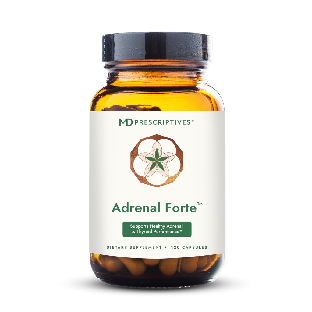Adrenal Forte - Adrenal Support Supplement* z Ashwagandha & Rhodiola - 120 kapsul