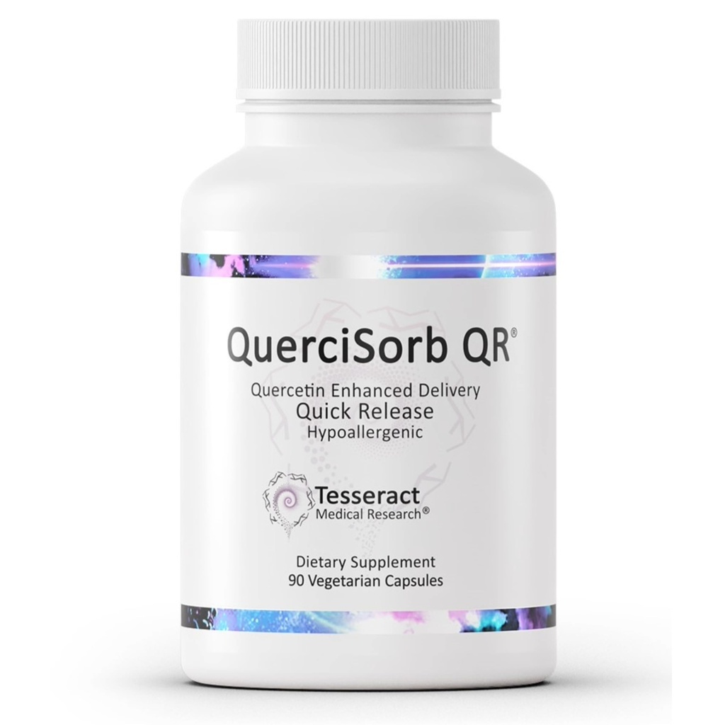 Teseract Medical Research QuerciSorb QR Imunska podpora, Quick Release Quercetin, Podpira Imunsko delovanje in splošno zdravje * Hipoalergeni, 400 mg, 90 kapsul