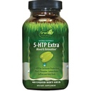 Irwin Naturals Double Potency 5-HTP Extra - 60 Tekoči soft-Gels - za sprostitev in serotonin proizvodnje - 30 Servingov