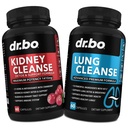 DR. BO Ledvično čiščenje & Lung podpora tablete - Premium zeliščne formule za podporo Ledvice & Lung zdravje