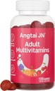 Multivitaminski žvečilni gumiji za ženske in moške - 13 Vitamini in minerali (A, C, D, E, Biotin, Folna kislina, cink), Vegansko prijazno, Podpora Imunsko zdravje, Mešane jagodne arome, 120 MultiVites Gummies, 60 Day Supply