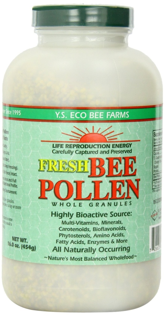 Sveže čebele Pollen Cela zrna - 16 oz.