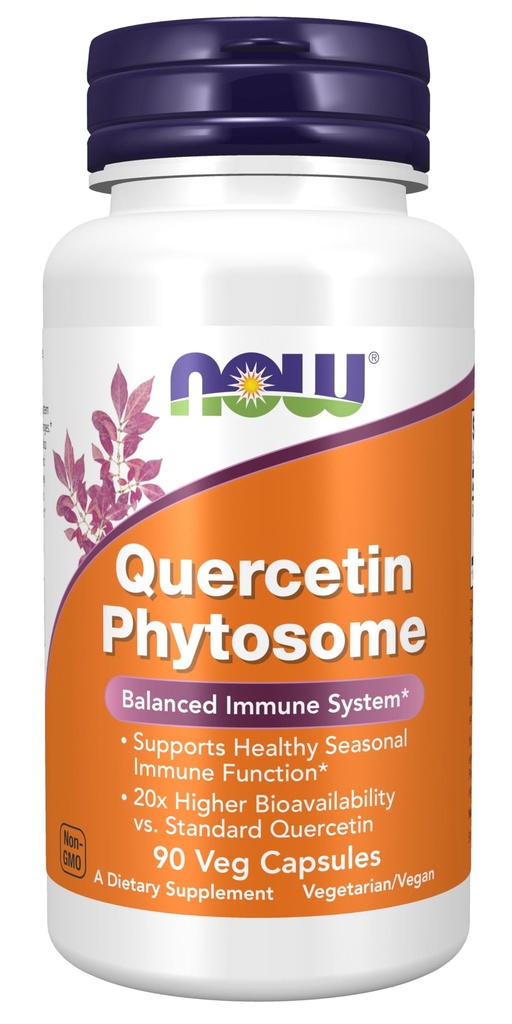 Zdaj prehranska dopolnila, Quercetin Phytosome 250mg, Uravnoteženi imunski sistem, 90 Vcaps