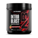 NutraBio Intra Blast Bcaa Powder Aminokisline dopolnilo, Elektrolit in Hidracija Mešanica, Intra, Pred vadbo in mišična regeneracija, 20g Eaa Aminokisline v prahu, 5g Glutamin- Tropsko sadje Punch, 30 Serving