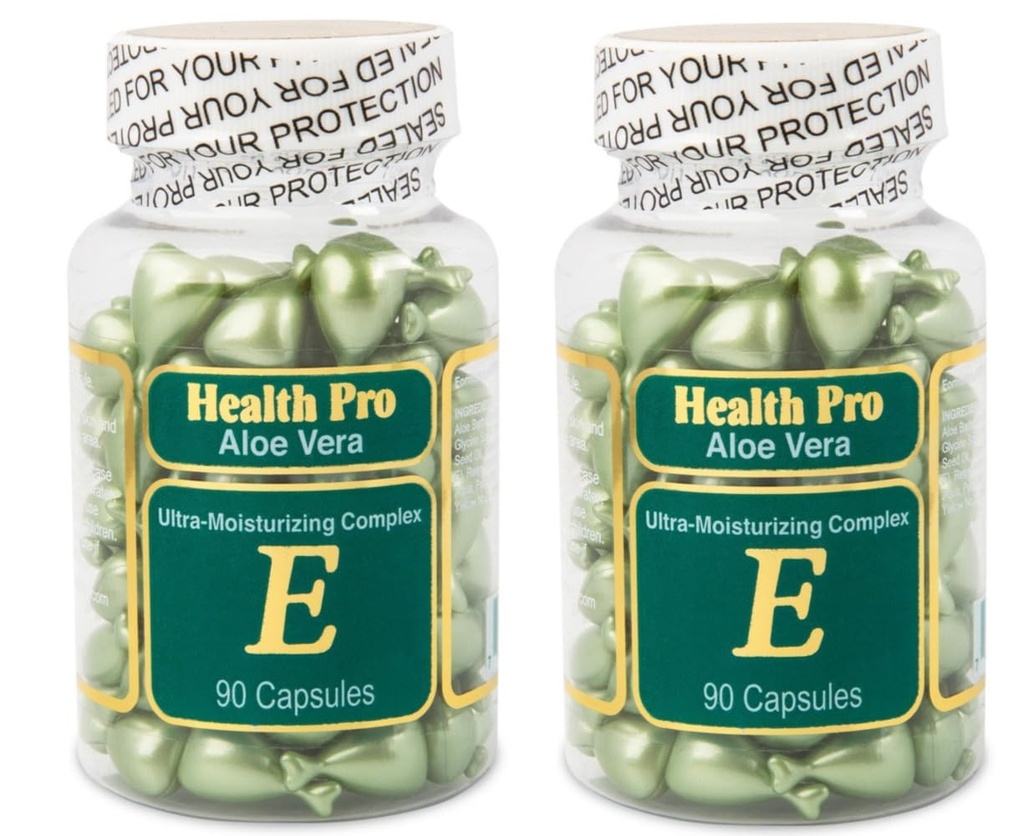 Vitamin E Kožno olje Aloe Vera, 90 Softgels (paket z 2)
