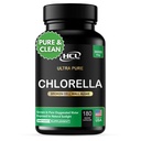 Klorella kapsule 3000 mg - razpokan Cell Wall Blue Green Algae dodatek - Najboljši naravni detox čiščenje - Rastlinski vitamini Minerali Klorofil Vegan Beljakovinske tablete v prahu - Izdelano v ZDA