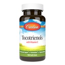 Carlson - Tocotrienols, 40 mg, z naravnim virom vitamina E, Gama, Alpha, Delta, Beta, trajno pridobljena, 180 Softgels