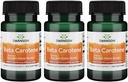 Swanson beta-karoten (vitamin A) Kožni imunski sistem Zdravje Antioksidant Podpora 10000 Iu (3000 μg) 100 Sgel (3 pakiranja)