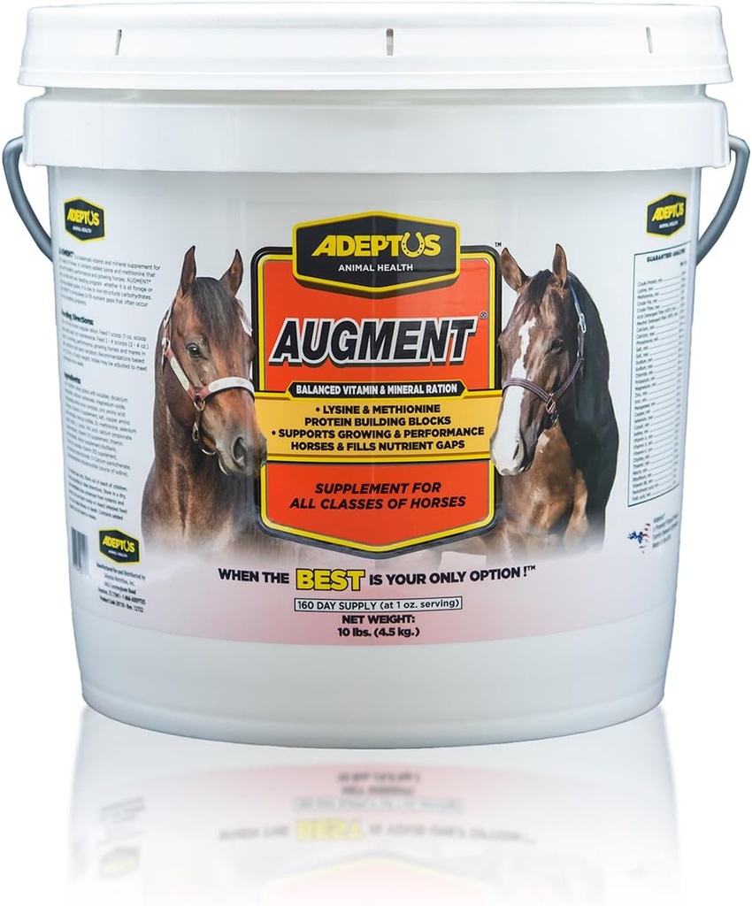 Aleptus Nutrition Augment Vitamin & Mineral Balancer, Horse Nutrition dopolnilo z Biotin, Aminokisline, Minerali