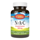 Carlson - NAC, N- Acetil Cistein, 500 mg, jetrno zdravje, imunske funkcije, antioksidant, 120 vegetarijanskih kapsul