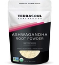Terrasoul Superfoods Organic Ashwagandha Root Powder, 1 Lb - Stress Adaptogen 