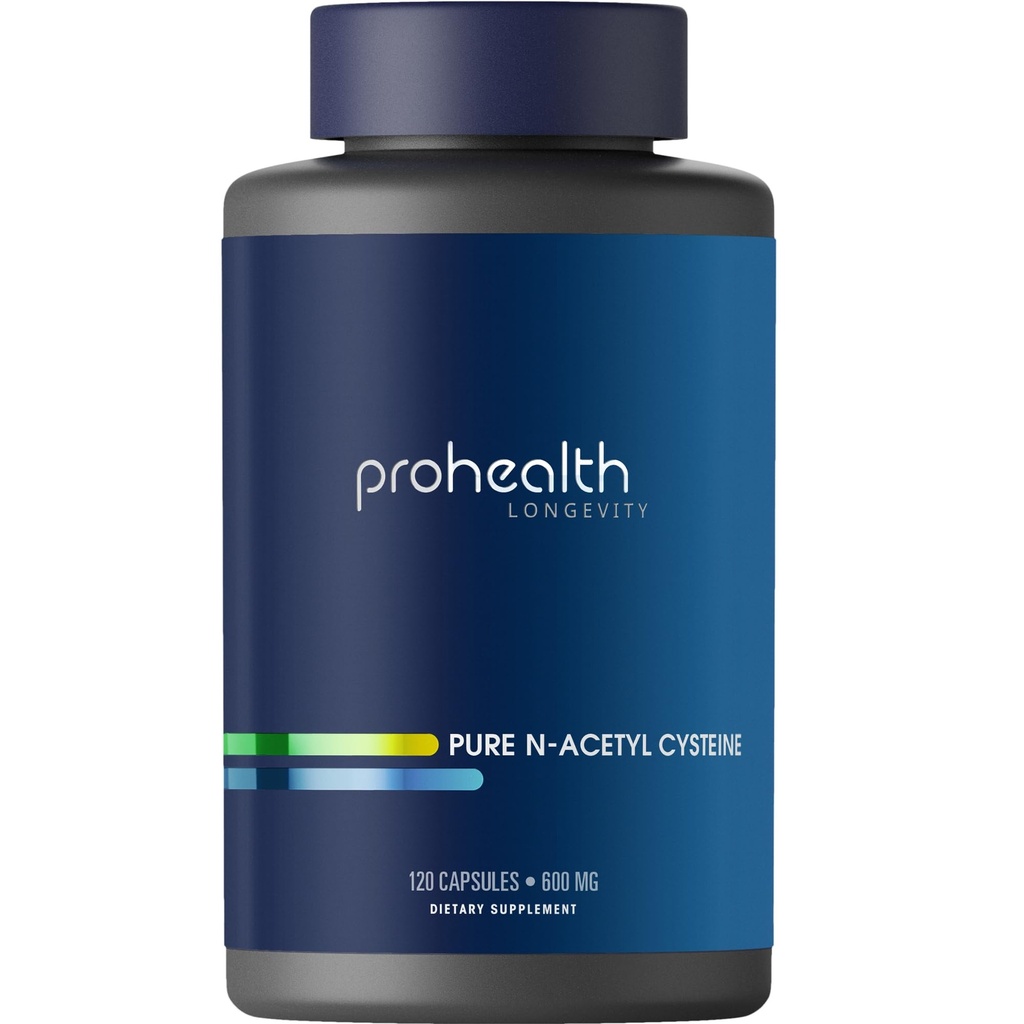 ProHealth Pure NAC – N-acetil Cistein – jetrna in imunske podpore, antioksidant in glutation booster, celično zdravje 
