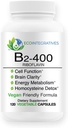 B2-400 Čisti riboflavin - Zdravje živčevja, homocistein Detox, kardiovaskularno, pomaga povečati energijo, mentalno jasnost, presnovo in delovanje celic (120)