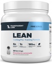 Transparentni laboratoriji Lean Pre-World - Recomposition Preworkout za moške in ženske z acetil L-karnitin, beta alanin v prahu, & PurCaf organski kofein v prahu - 30 servingov, jagodna limonada