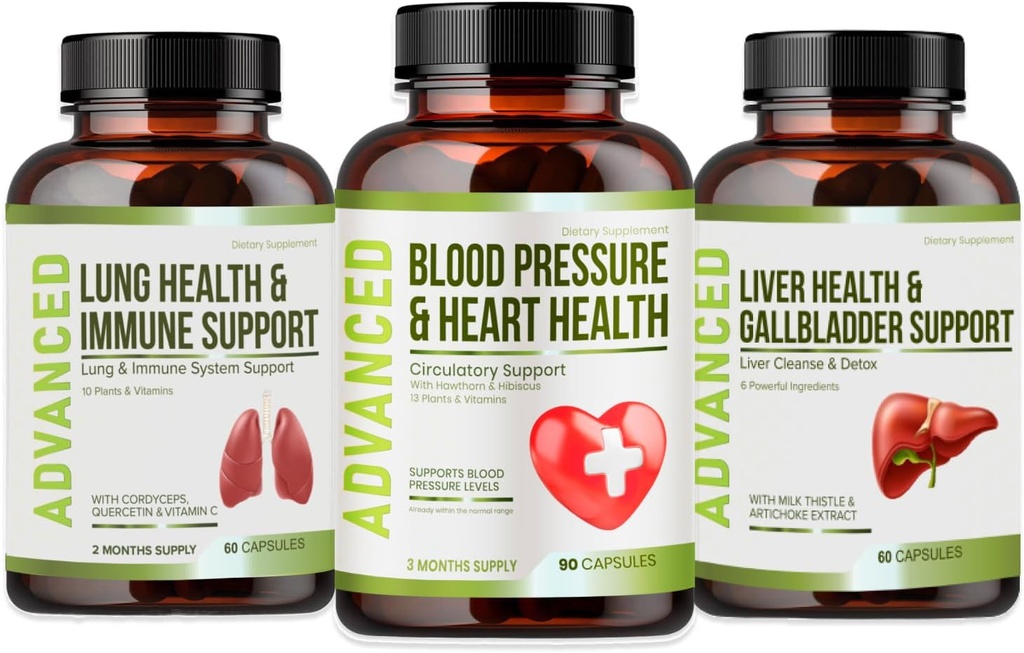 Heart Health Krvni tlak podpora - Podpora krvni tlak & zdravo Circularity Seveda z Hawthorn Berry & Hibiscus. Vitamini Tablete za zdravo hipertenzijo (BP) in zdravo srce.