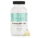 O-Mega-Zen3 +EPA Vegan Omega 3 Dodatek - Ribje olje Alternative - Premium Marine Algal Omega-3 DHA in EPA Maščobne kisline - Carragenan Free - 120 Softgels