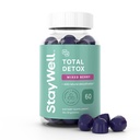 Skupno razstrupljanje, detoks težke kovine za odrasle- zeolit, klorella, mlečni osat, Shilajit in jod, čiščenje toksinov, razkalcifikacija pinealnih delcev, čiščenje fluorida, čiščenje težkih kovin, 60 mešanih jagodičevih gumijev