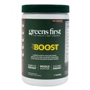 Greens First Boost - na rastlinah temelječe beljakovine & uravnotežena prehrana - Superfood Shake Mix - No Wheat or Soy - Dairy-free - Vegan - Nizozemska čokolada, 12.28 oz.