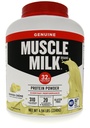 Mišično mleko Pristni proteini v prahu, banana Crème, 32g beljakovine, 4,94 funt, 32 serviranja