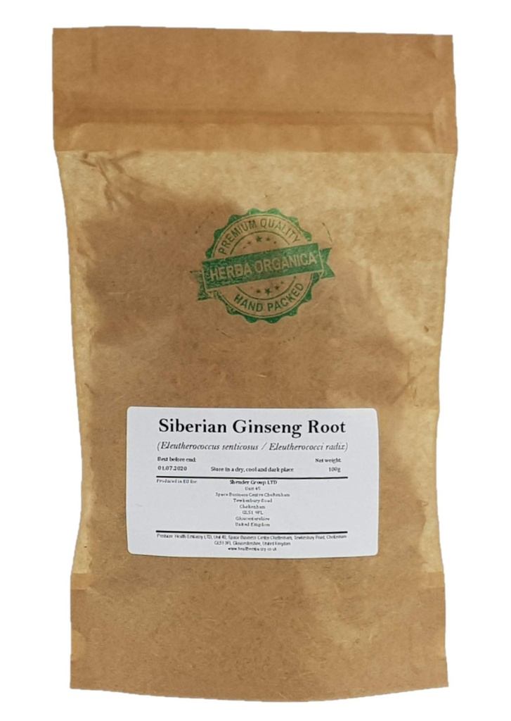 Herba Organica Sibirski ginseng koren - Eleutherococcus senticosus L - zeliščni čaj (100g)