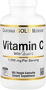 Lake Avenue Vitamin C Supplement Nutrition - Featuring Quali-C Askorbinska kislina - Imunska podpora - Spodbuja zdravo imunski odziv - Vegan prijazno - Gluten Free, Non-GMO - 1000 mg - 365 Veggie