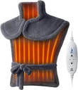 BOB IN BRAD ogrevalni Pad za lajšanje bolečine v hrbtu, FSA Edge-Weighted Electric Heat Pad za vrat HSA upravičen, ramena & Full Body Relief, hitro ogrevanje, ETL Certified, Darilo za ženske družine moških 24"x34"
