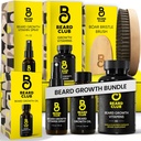 Brada klub Premium Brada rast komplet - Rastno olje, Vitamini, Vitamin Spray & Boar Brist čopič - Darilni komplet
