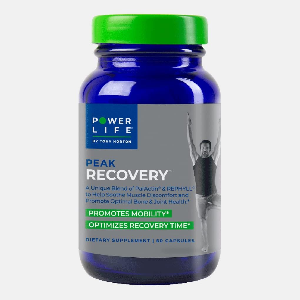 Tony Horton PowerLife Vrh Recovery dodatek za zmanjšanje mišične bolečine iz vadbe, spodbujanje mobilnosti in Optimizacija čas okrevanja, 60 Štetje