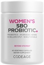 Koda Ženski probiotiki Dodatek - 50 milijard CFU - SBO probiotiki in prebiotiki - brusnice - Feminin zdravje - fermentirana botanična mešanica, celotna prehranska dopolnila - Vegan, Non-GMO - 60 kapsul